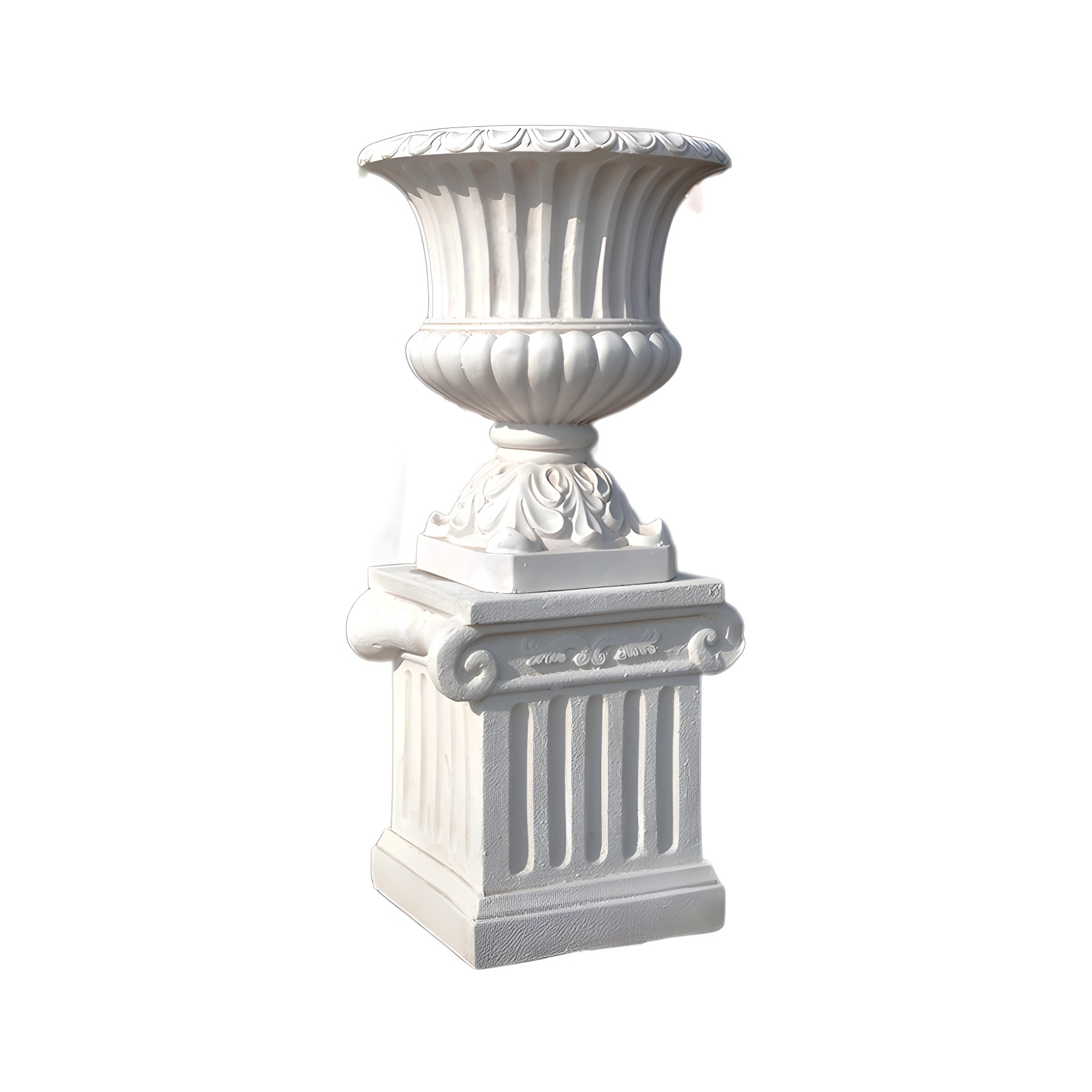 Vintage Roman Column Ornaments Garden Courtyard Balcony  Planters