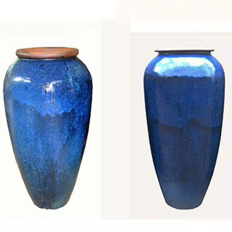 Large Glazed Ceramic Terracotta Planter Pot Clay Flower Pot for Indoor and Home Garden for Nursery Plants