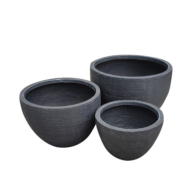 Large Outdoor Eco-Friendly Fiber Clay Planter Pot 